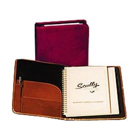 Scully Leather Desk Side Agenda Italian Leather 5009