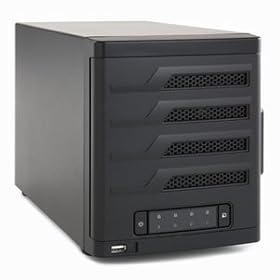 Visionman VisionVault 2TB Smart NAS Appliance - Gigabit LAN, Hardware RAID 0, 5, Span, 128MB DDR, 4x500B Hotswap SATA-II , Automated Backup, iTunes &amp; Peer-to-Peer File Sharing via FTP &amp; HTTP