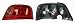 02-03 MITSUBISHI GALANT TAIL LIGHT RH (PASSENGER SIDE), Assy (2002 02 2003 03) M73012...