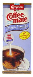 Carnation Coffee Mate French Vanilla Flavored Cream 50ct