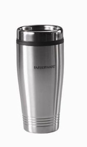 Farberware 16-Ounce Stainless Steel Travel Mug