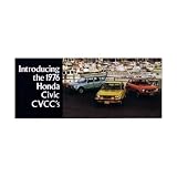1976 HONDA CIVIC CVCC Sales Page Literature Piece by Honda