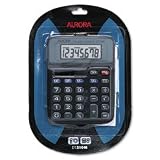 AURDT210 8-Digit Mini-Desktop Calculator, Solar and Battery Powered AURDT210