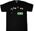 CSI Crime Scene Investigation Shadow Cast Black T-shirt Tee