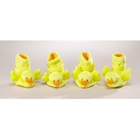YELLOW DUCKY - MEDIUM - Doggie Slippers