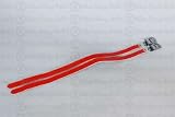 Sunlite Leather Toe Straps - Red