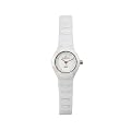 Skagen Ladies White Ceramic Watch 816XSWXRC1 with Goldtone and Crystal Accent Dial