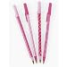 72 Pc Package of Pink Ribbon Breast Cancer Awareness Stick Pens
