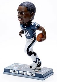 Philadelphia Eagles Brian Westbrook Forever Collectibles Photo Base Bobble Head