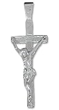 Sterling Silver Large Crucifix Charm - B0002CVMNK