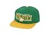 MLB Men's Oakland Athletics Nineties Snapback Cap (Green/Gold, Adjustable)