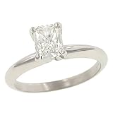 1.03cttw Radiant Cut Diamond Solitaire Ring Egl FG/SI2