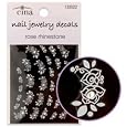 Cina Nail Jewelry Decal Rose Rhinestone