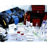 FIRST RESPONDER TRAUMA BAG- FULLY STOCKED- BLUE