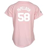 Jonathan Papelbon Women's Pink Replica Jersey w/ Player