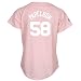 Jonathan Papelbon Women's Pink Replica Jersey w/ Player
