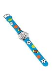 Chronostar - R3751104145 - Montre Enfant - Garçon - Ligne Young - Ballons - Quartz Analogique - Bracelet caoutchouc Bleu clair