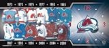 Colorado Avalanche Uniform History Clock