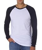 Canvas Mens Hawthorne Baseball Long Sleeve Crewneck T-Shirt. 3000C