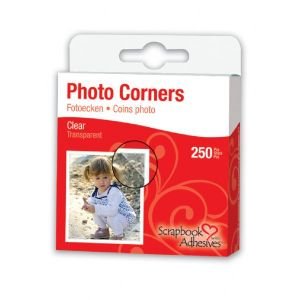 Huge save onscrapbooking corners 12 PACK PHOTO CORNERS CLEAR 250/BX Papercraft, Scrapbooking (Source Book)