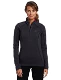 Icebreaker Womens Cascade Half Zip (Panther/Cherub, Medium)