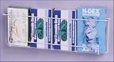 Space-SaverTM 4 Box Exam Glove Dispenser - White Epoxy Coated - 1 Rack