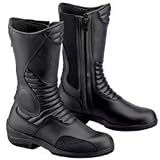 GAERNE LEATHER MOTORCYCLE WOMENS BLACK ROSE BOOT