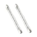 eTopLighting T3L-120V-500W-2P J Type 118mm 120-volt 500-watt Double Ended T3 Halogen Light Bulb, 2-Piece