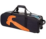 Triple Tote Roller Black / Orange Bowling Bag
