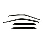 Wade 72-69490 Smoke Tint Slim Wind Deflector - 4 Piece by Westin
