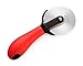 Greenwald Brands Kitchen Monster Pizza Cutter With Soft Grip Handle, Red
