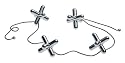 Alessi GCH01 "TRIPOD" TOPFUNTERSETZER