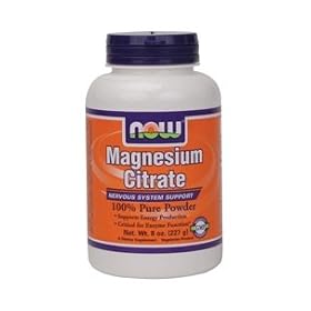 Now Foods, Magnesium Citrate, 100% Pure Powder, 8 oz (227 g)