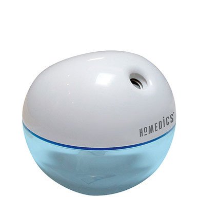 Homedics Personal Cool Mist Ultrasonic Humidifier, White