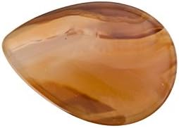 2pcs Brown agate cabochon 17.2x24.4mm Teardrop gemstone/pack (3packs bundle), SAVE $2