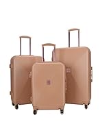 Lollipops Set de 3 trolleys rígidos (Champán)