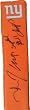Amani Toomer Autographed New York Giants Logo Football End Zone Pylon Featuring "Super Bowl XLII Champs" Inscription! Proof Photo