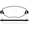 AUTEK Bremsbel�ge vorn JAGUAR X-TYPE 3.0 2.0V6 2.5V6 2.2D 3.0V6 2.0D FORD MONDEO 2.016VDI/TDDi/TDCi 2.5V624V 2.016VTDDi/TDCi 2.0TDCi 1.816V 3.0V624V ST220 2.2TDCi 1.8SCi