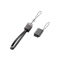 エレコム 携帯電話用USB充電&データ転送ケーブル/ストラップタイプ FOMA/SoftBank 3G対応 MPA-STCFUSB/BK