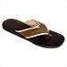 Men's Manhattanite Thong Sandal in Brown