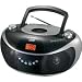NEW JVC RD-EZ11 PORTABLE CD AM/FM BOOM BOX # CD/CD-R/RW PLAYBACK AUDIO INPUT DETACHABLE AC ADAPTER
