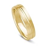 14k Gold Comfort Fit Men's Wedding Band, 5mm