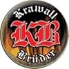 Krawallbr�der - Flammen Button 25 mm