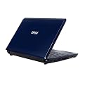 MSI Wind 10.2" Netbook Computer with 6-Cell Battery - Blue (U123-001US)