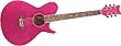 Daisy Rock WildWood Acoustic Short Scale Guitar, Atomic Pink
