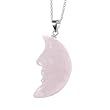 FOJO's Rose Quartz Moon Pendant