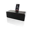 iLive 2.1 Channel Cherry Wood Speaker with Dock for iPod and iPhone (Brown)