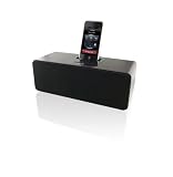 iLive 2.1 Channel Cherry Wood Speaker with Dock for iPod and iPhone (Brown)