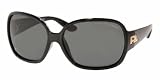 RALPH LAUREN SUNGLASSES - RALPH LAUREN RL 8032 5001/87 BLACK PLASTIC GRAY LENS SUNGLASSES