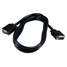 VGA Male to Male 5 Metre Black Cable for PC Laptop to TFT Monitor LCD TV Lead
